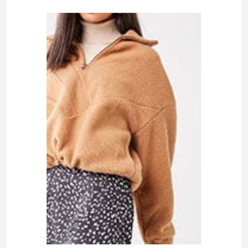 Teddy Pullover Half zipper size Medium